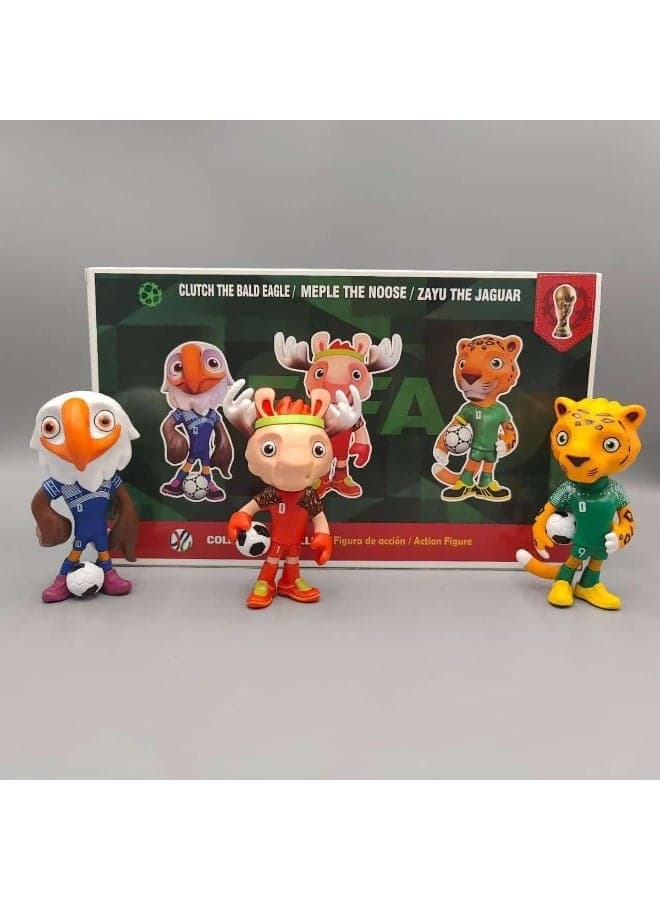 Fifa World Cup 2026 mascots figurine Model Sports Collectibles
