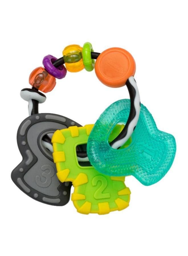 Slide And Chew Baby Teether Keys Baby Teething Toy - Assorted