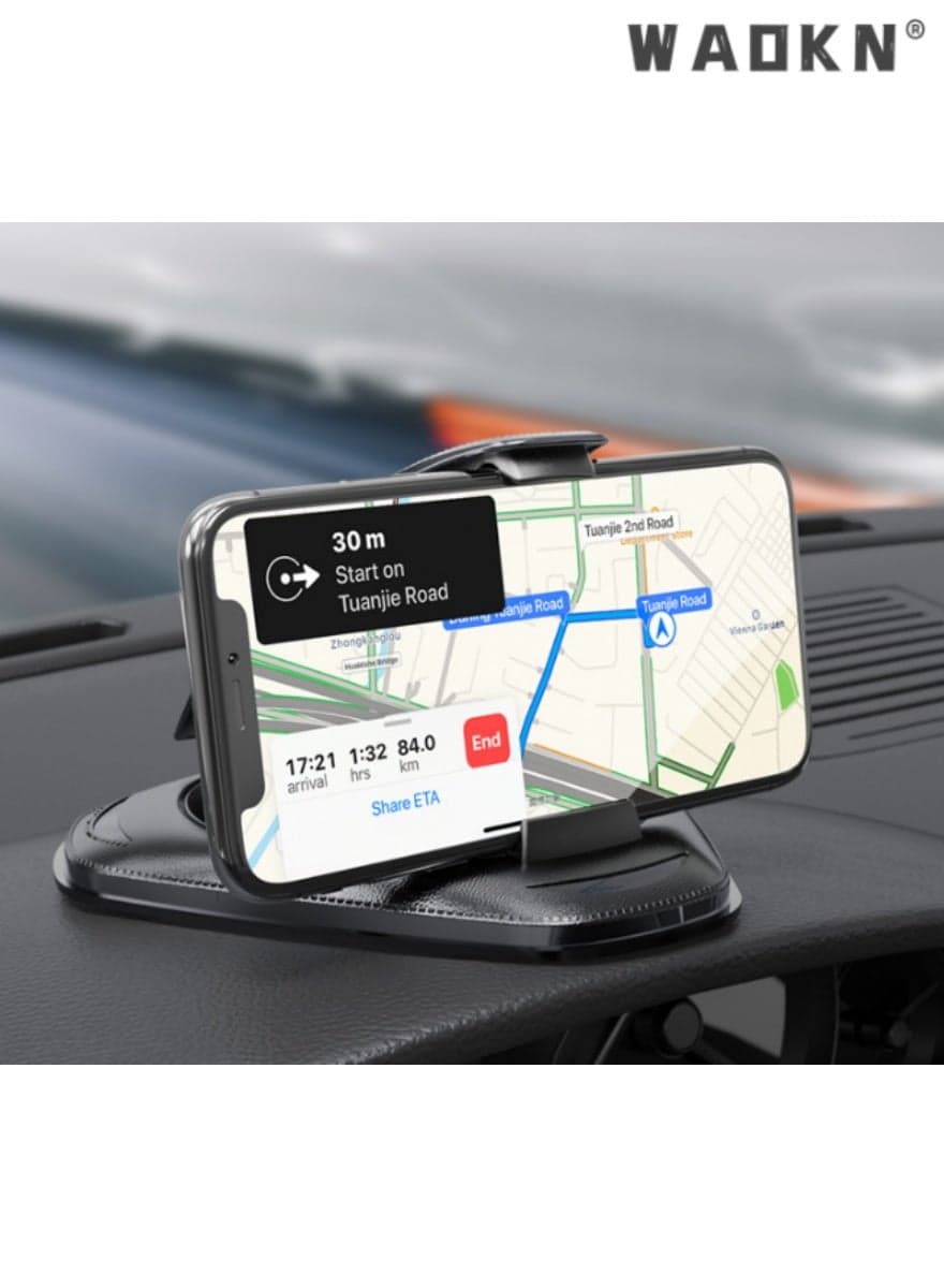 Premium Suction Cup Car Phone Mount for Navigation,Securely Holds Devices, Universal Dashboard Holder, Ideal for Hands-Free Driving, Ensures Safe and Convenient Travel Durable and Easy to Install