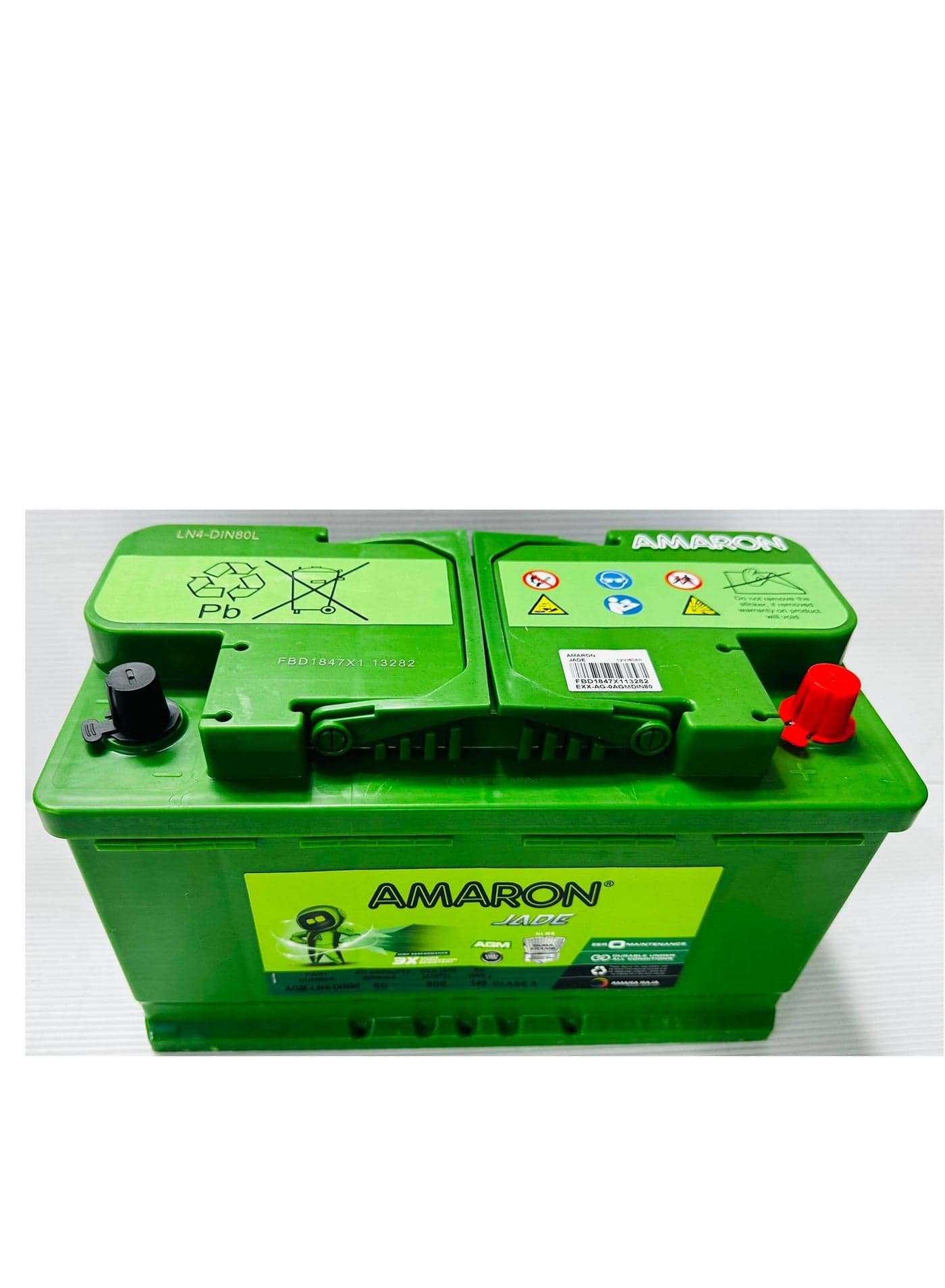 AGM Car Battery 12V 80AH DIN80L - AGM