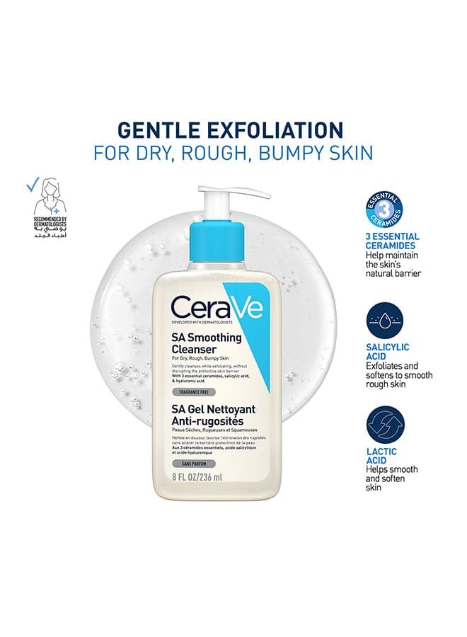 Sa Smoothing Cleanser With Salicylic Acid For Dry, Rough & Bumpy Skin 236ml