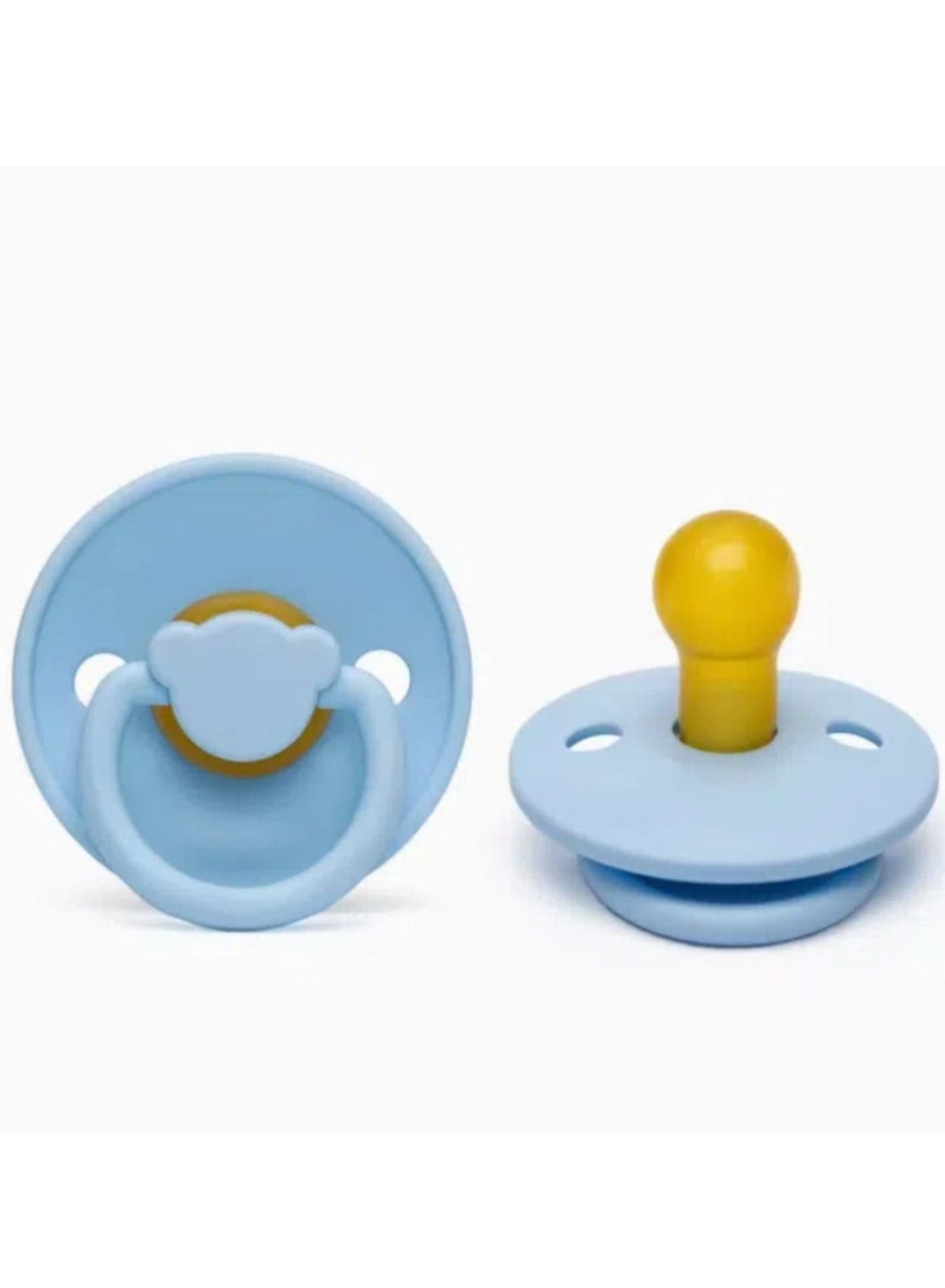 Baby Pacifiers | 1-Pack Soothers | Panda Nipple | BPA-Free Natural Latex Food Grade | Super Soft Bite Resistance | Sleep Anti-Flatulence | Baby Teething Toy | Blue