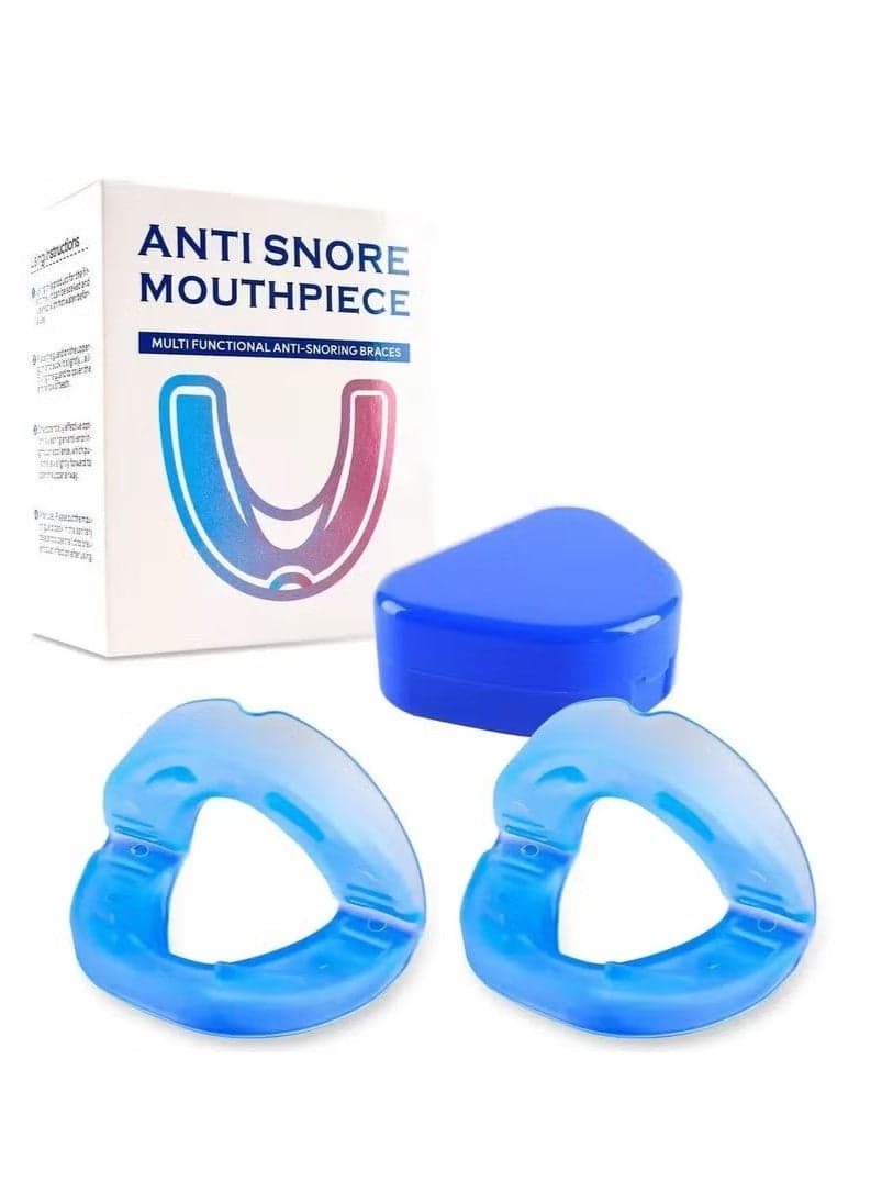 1 piece anti-snoring splint, effective snoring stopper for men and women, high-quality mouth splint against snoring, alternative to nose dilators and nose patches, with storage box