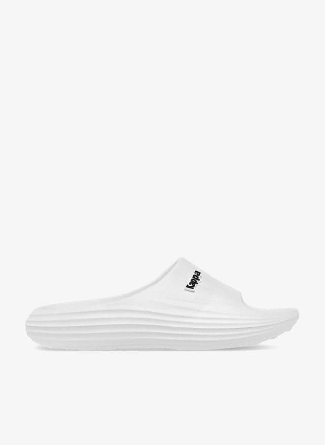 Men Logo Print Slide Sandals