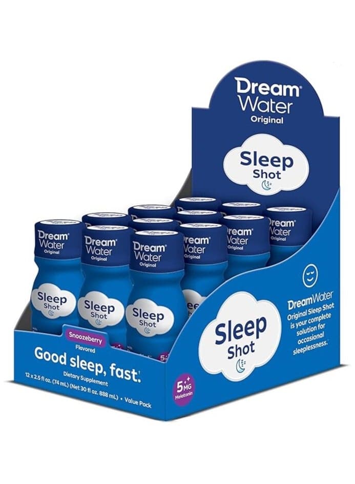 Sleep Shot Original GABA, Melatonin, 5-HTP, Snoozeberry, 12 Count each 2.5 fl.oz