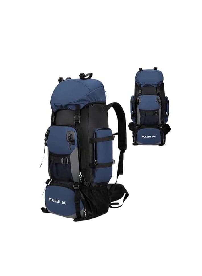 90L Camping Hiking Backpack, Lightweight Outdoor Sport Travel Backpack Foldable Water Resistant Large Capacity Daypack for Hiking Camping Cycling Climbing Travelling