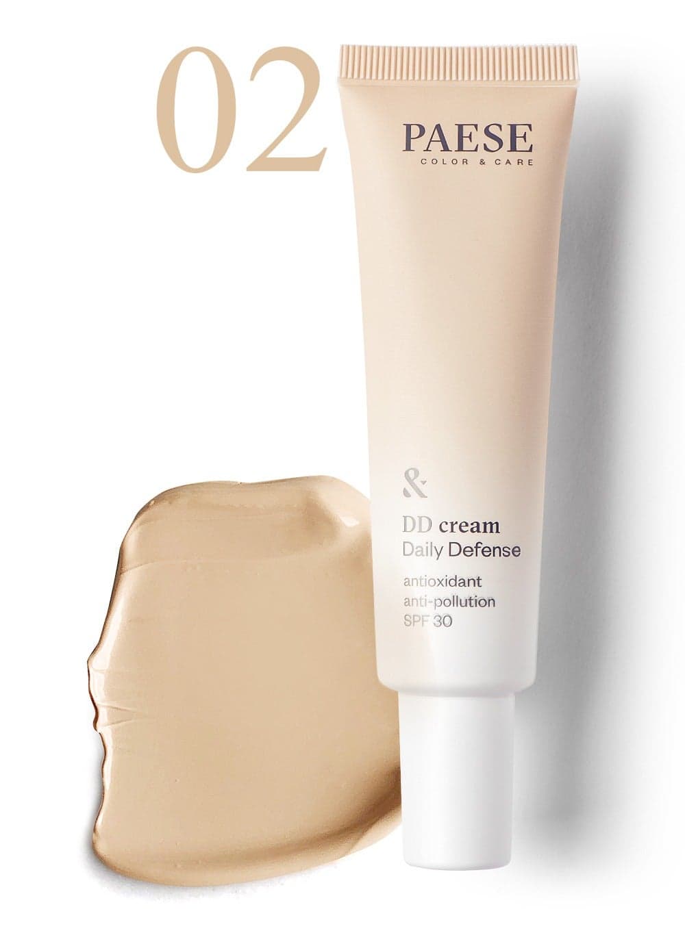 DD Cream SPF 30 Antioxidant & Anti-Pollution, Daily Defense Tinted Face Cream, SPF30 UV Protection, 2W Beige, 30 ml