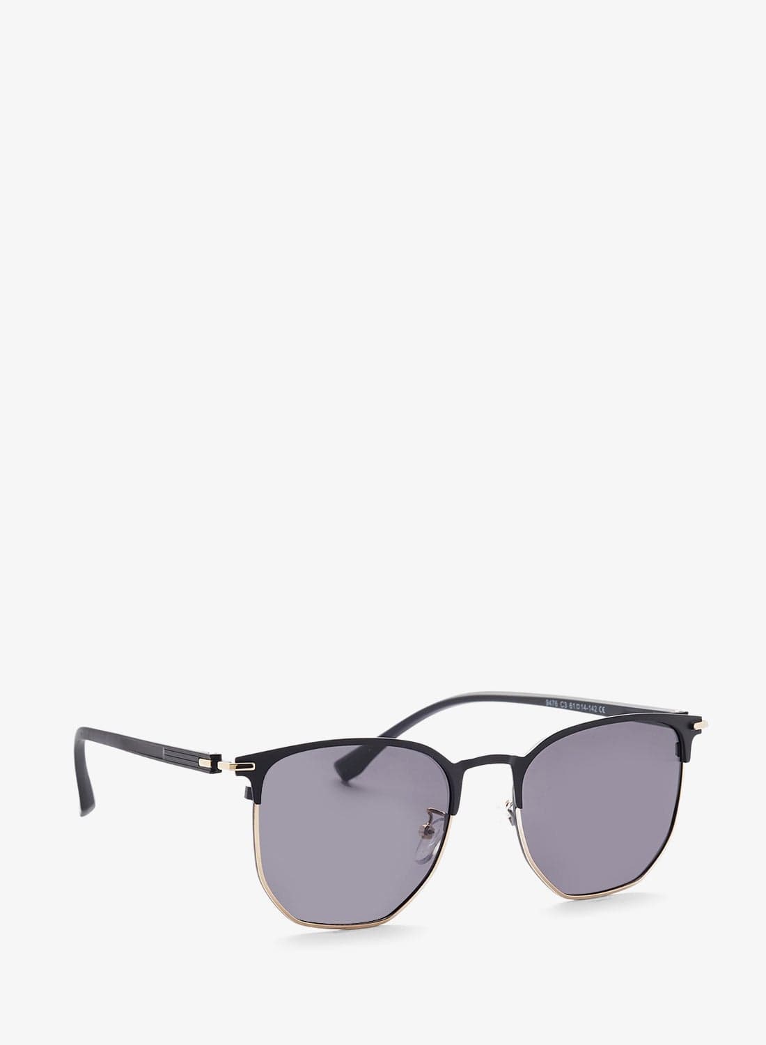 Polarized Lens Clubmaster Sunglasses