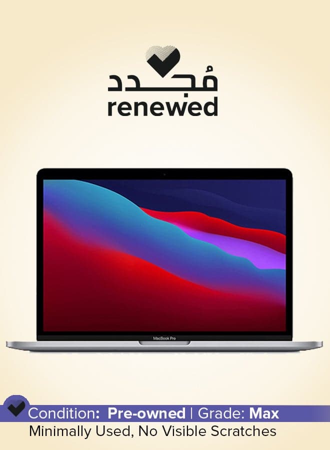 Renewed - Macbook Pro A1990 (2018) Laptop With 15.4-Inch Display,Intel Core i7 Processor/8th Gen/32GB RAM/512GB SSD/4GB AMD Radeon Pro Graphics English Space Grey