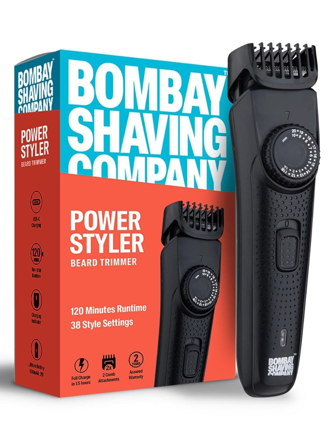 Cordless Beard Trimmer - Black, 1 pc