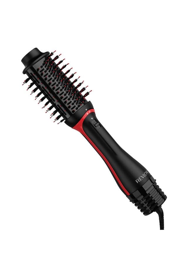 Revlon One-Step Volumiser Plus (Detachable Head, Ceramic Titanium Barrel, Mixed Styling Bristles with Activated Charcoal Pins, Tourmaline Ionic Technology)