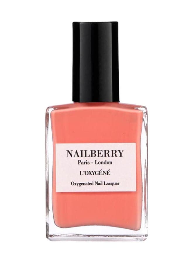 L'Oxygéné Oxygenated Nail Lacquer Peony Blush15ml