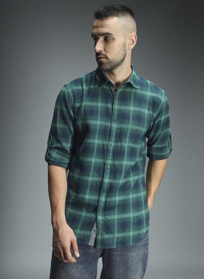 Men's Green Shirts - Sleek and Comfortable Everyday Wear