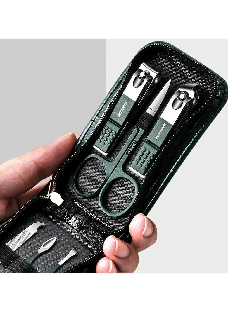 Nail Clipper Set Nail Scissors Home Nail Pliers Tools for Foot Nail Trimming Scissors Ear Pick Nose Hair Special 6pcs Portable Luxury Manicure Sets Pedicure Kits Nail Clipper Set Personal Care Tools