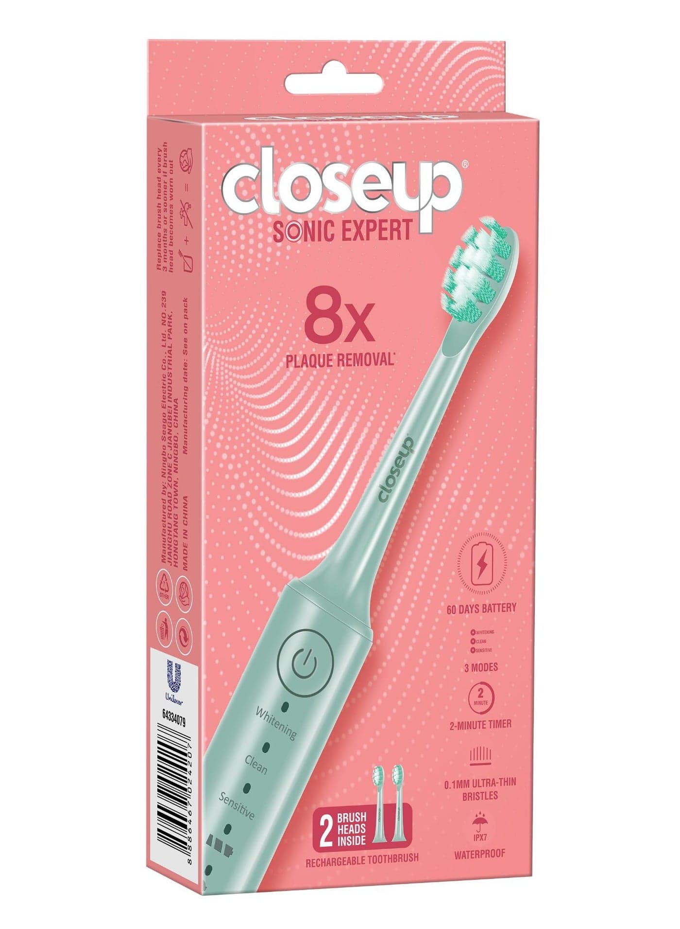 Sonic Expert Green Rechargeable Toothbrush