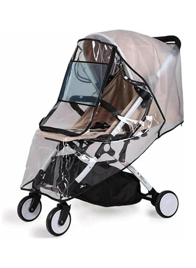 Stroller Weather Shield Universal with Rain Cover (Transparent)
