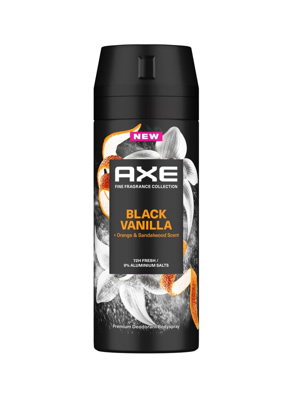 Fine Fragrance Premium Deodorant Body Spray Black Vanilla
