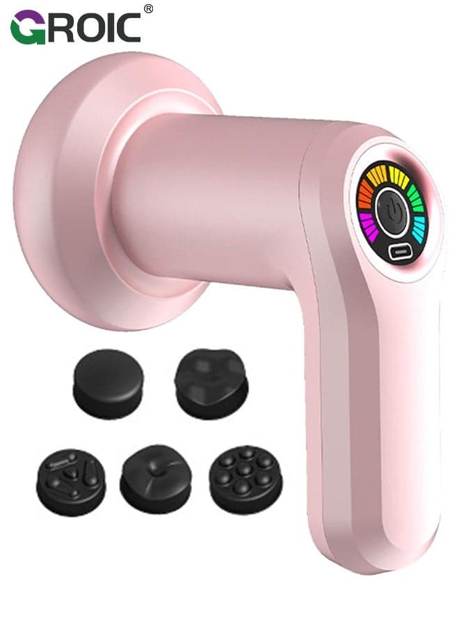 Portable Cellulite Massager, Body Sculpting Machine, Lymphatic Drainage Massager,Handheld & Cordless, Stomach Fat Massager,Massage Belly Thighs Butt Neck