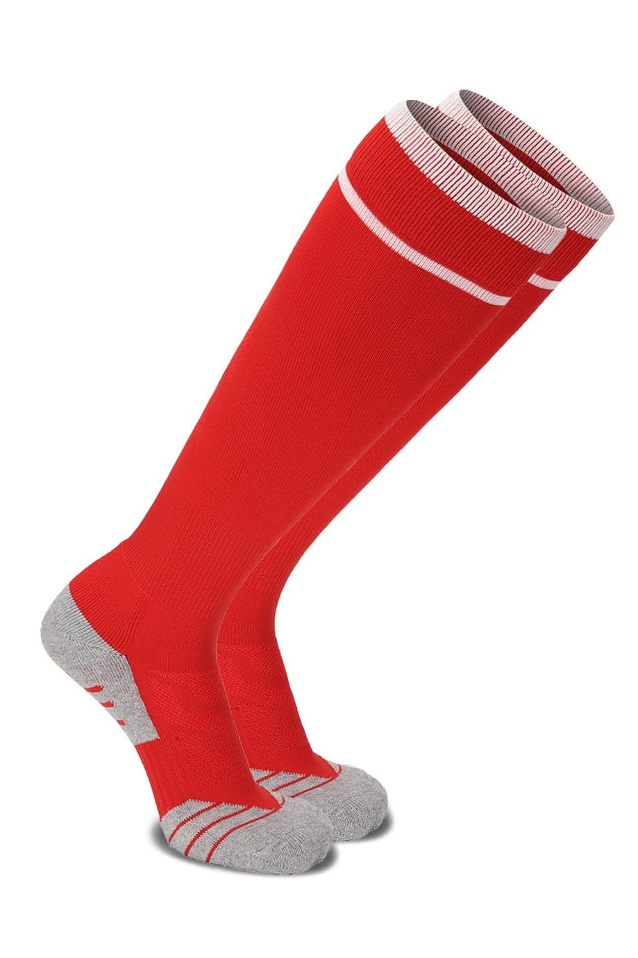 Unisex Athletic Knee High Breathable Compression Solid Tube Soccer Football Sport Socks 1/2/3/4 Pairs for Youth Adult