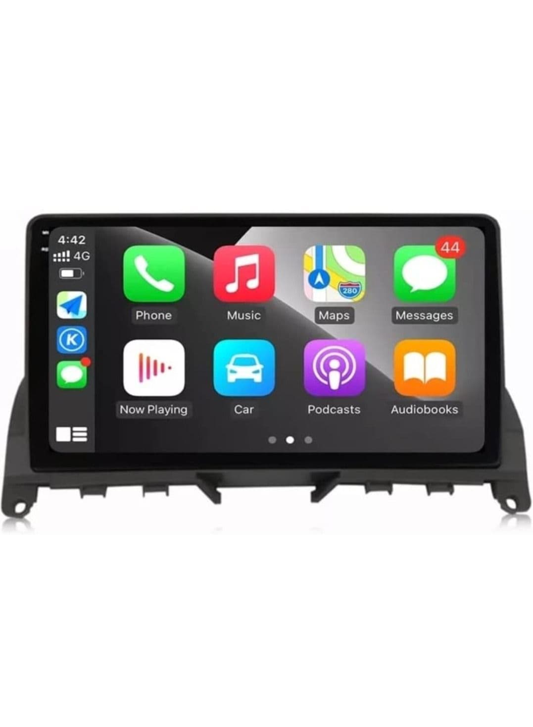 Android Screen For Mercedes Benz C Class W204 S204 2007 To 2014 Support Apple Carplay Android Auto Wireless 4Gb RAM QLED Touch Screen DSP AHD Camera Included Bluetooth