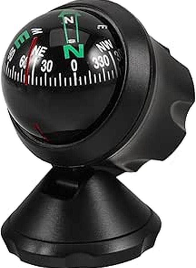 Universal Car Dashboard Compass Ball Sphere Portable Navigation for Truck ATV Boat
