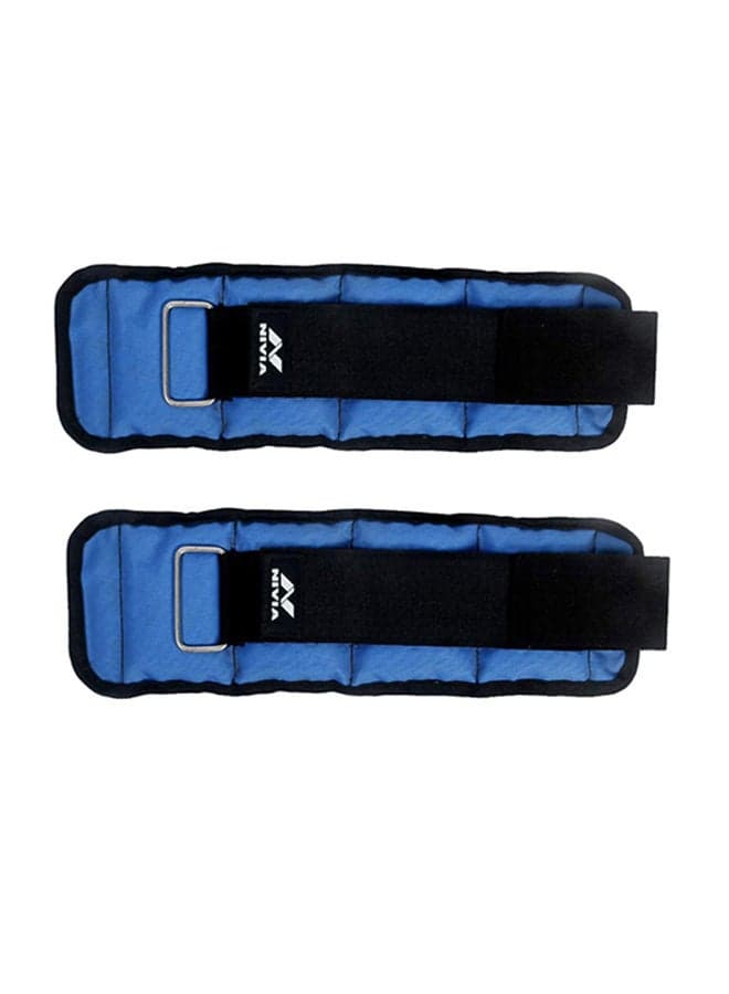 Ankle/Wrist Weight Pair of 2 * 0.5Kg (2 * 1.1LB) | Size - Free Size | Adjustable with Velcro | Material - Neoprene and Iron Sand | Leg/Hand Strengthening Straps