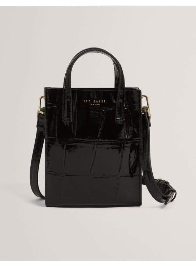 Croc Effect Mini Icon Bag