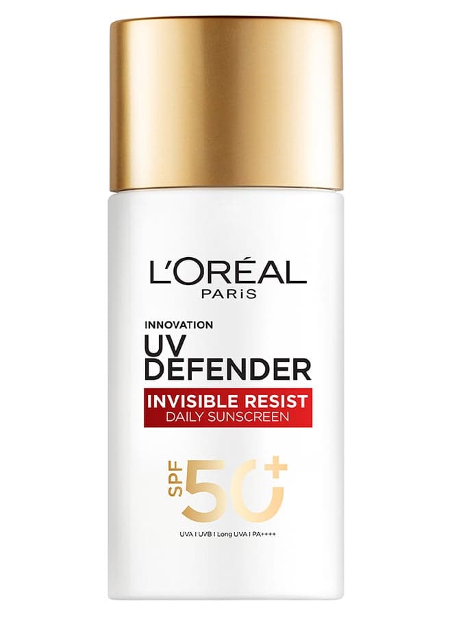 Uv Defender Invisible Fluid Sunscreen Spf 50+ Pa++++ 50 Ml