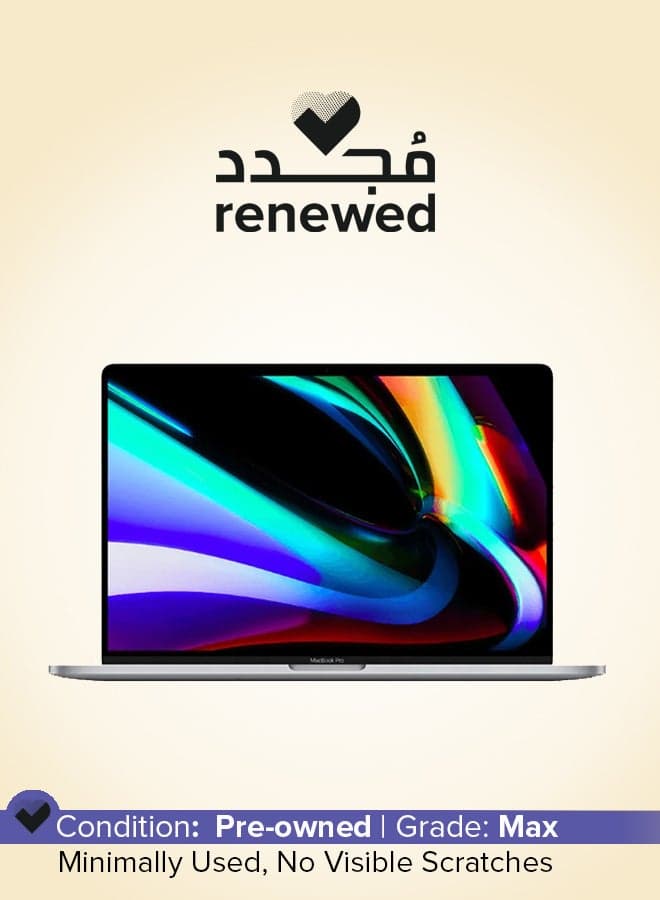 Renewed - MacBook Pro A2141 (2019) Laptop With 16-Inch Display, Core i9 Processor/Dual Core/32GB RAM/512GB SSD/macOS English Space Grey