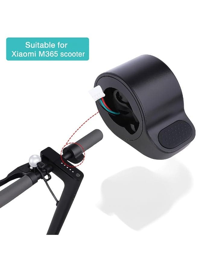 Electric Scooter Thumb Throttle Accelerator Replacement Speed Control for Xiaomi M365 Pro Pro2 MIJIA Black