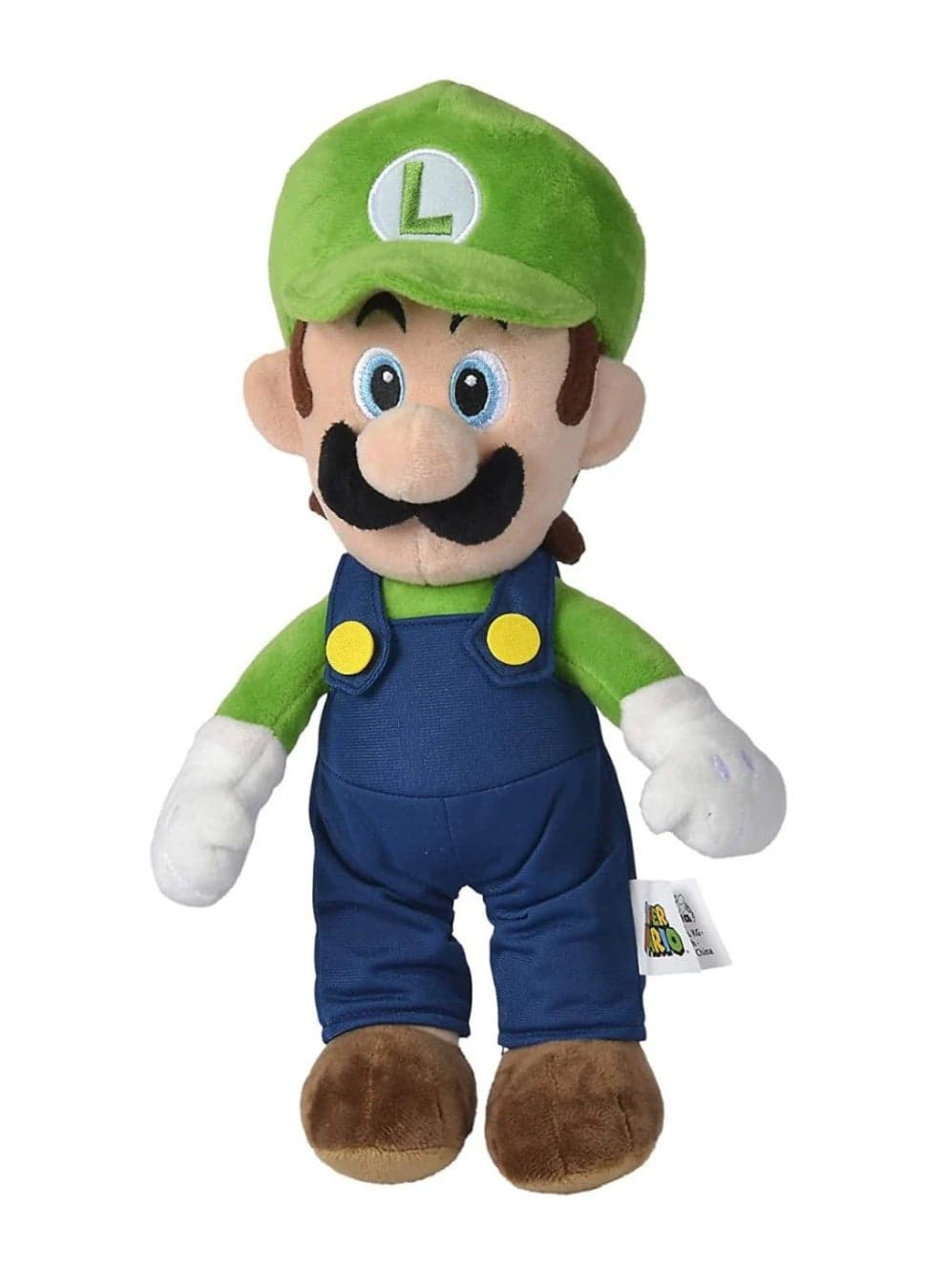 Super Mario Luigi Plush Toy, 30cm Soft Cuddly Stuffed Character for Kids