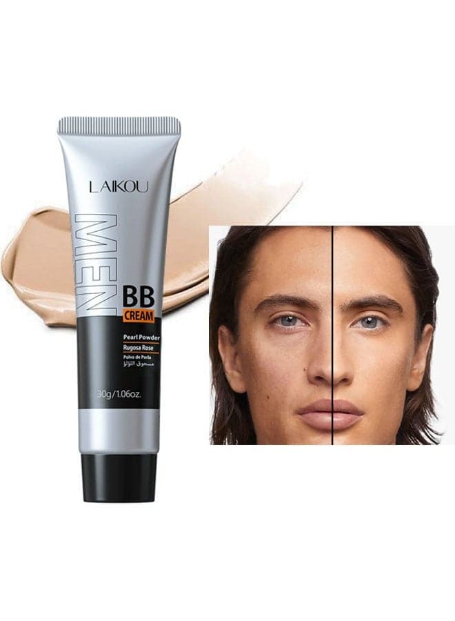 Men BB Cream SPF 15 PA++ (Natural 240) | 3-in-1 Foundation, Concealer & Moisturizer | Full Coverage, Oil Control & Natural Finish | For All Skin Types