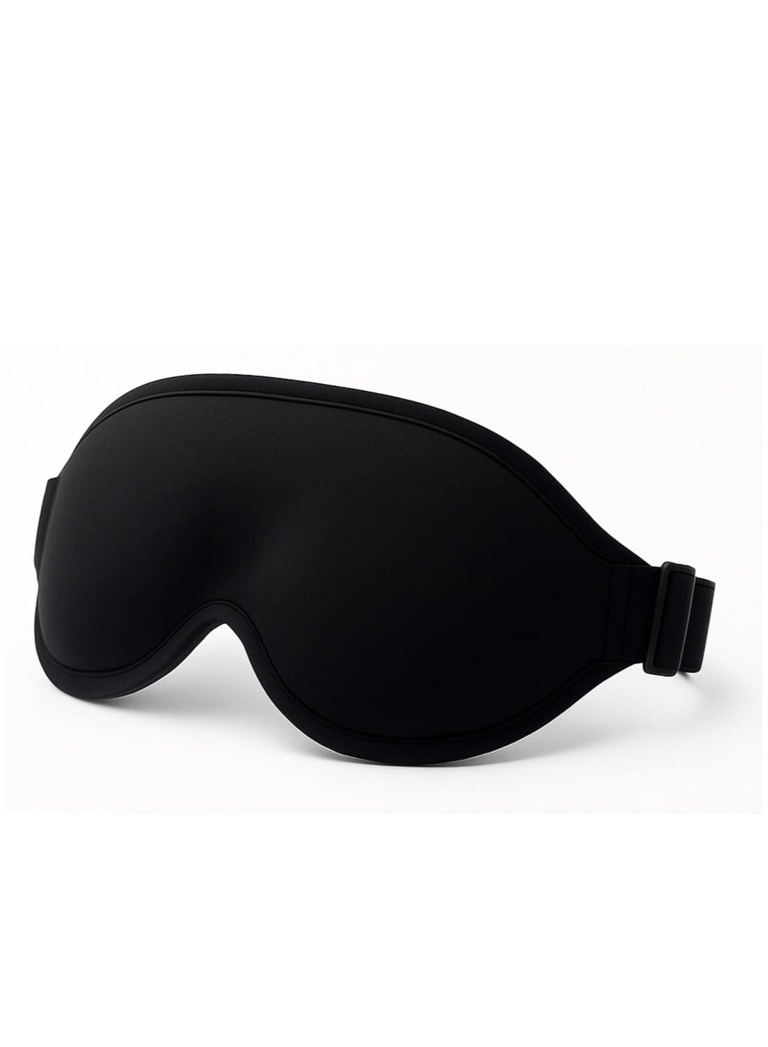 IKBEN 1pc 3D Blackout Sleep Mask For Women Men, 100% Light Blocking Eye Mask For Sleeping, Zero Eye Pressure, Side Sleeper Friendly, Adjustable Strap Travel Blindfold For Nap Flight Yoga, Black