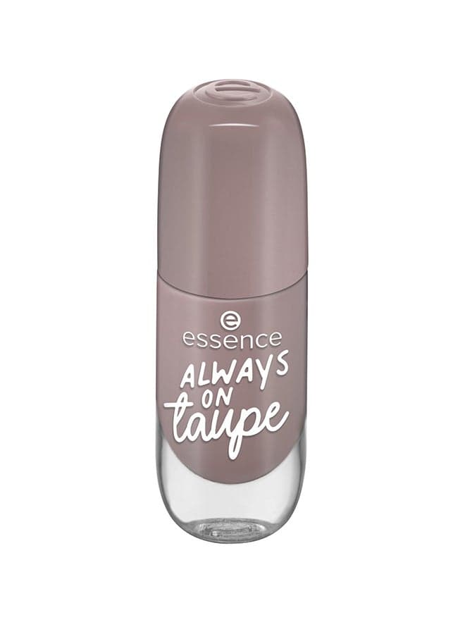 Gel Nail Polish | 37 Gray Always On Taupe | Quick Dry in 40 Seconds | Glossy Finish | Long Lasting Gel-Like Nails | Pure Vegan Formula | Climate Neutral Nail Color | 8 ml (Pack of 1) Always On Taupe