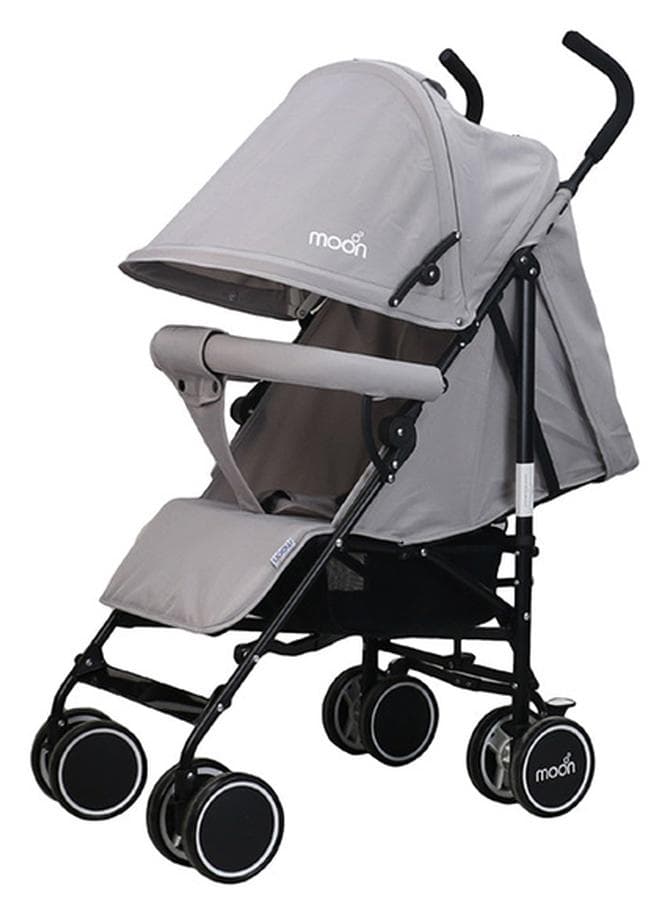 Neo Plus Travel Stroller – Umbrella Fold, Reclining Seat, Storage Basket, Lightweight And Compact, Suitable 0-36M (Up to 15kg) – Light Grey