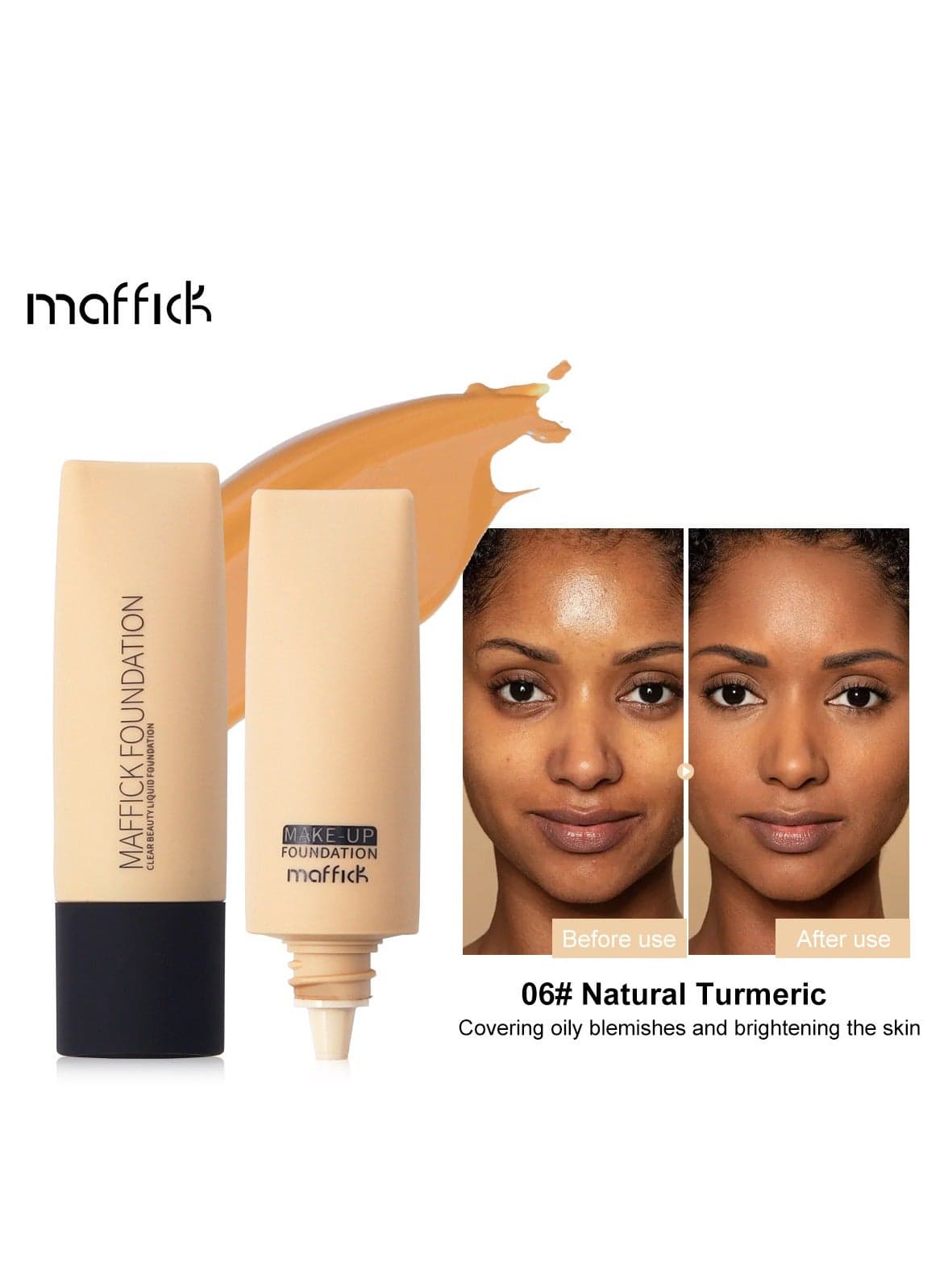 Shade-Perfect Foundation, 12 Shades, Oil-Control Matte Finish, Full Coverage, Long-Lasting Wear
