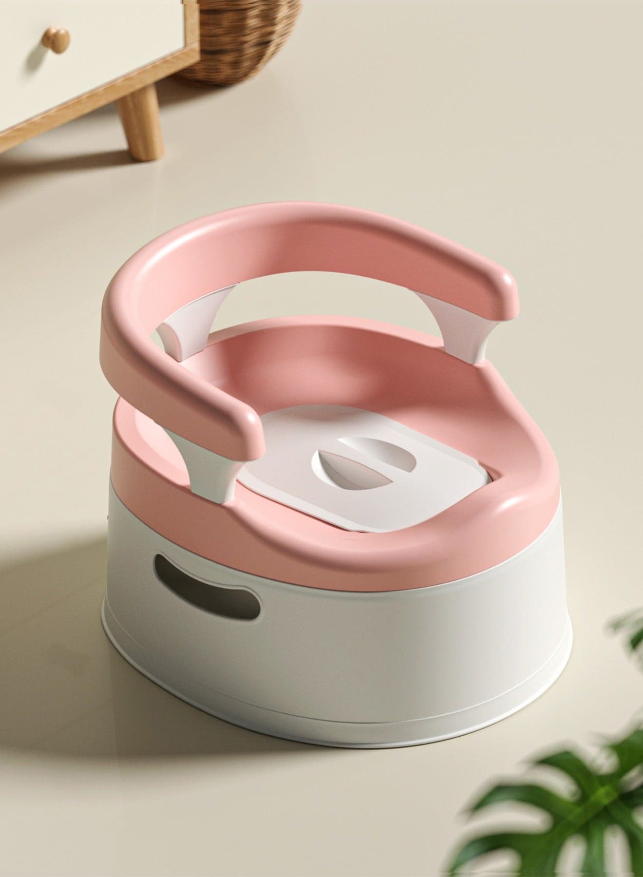 Baybee Giggle Baby Potty Training Seats|Potty seat for Kids-Potty Toilet Seat with Removable Tray BPA Free|Toddler Toilet Seat 1-3 Years Boy's Girl's (Pink)
