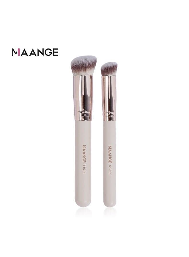 Makeup Brushes 2 Pcs Makeup Brush Set for Foundation Concealer Brush, Premium Quality Make up Brushes,Grey