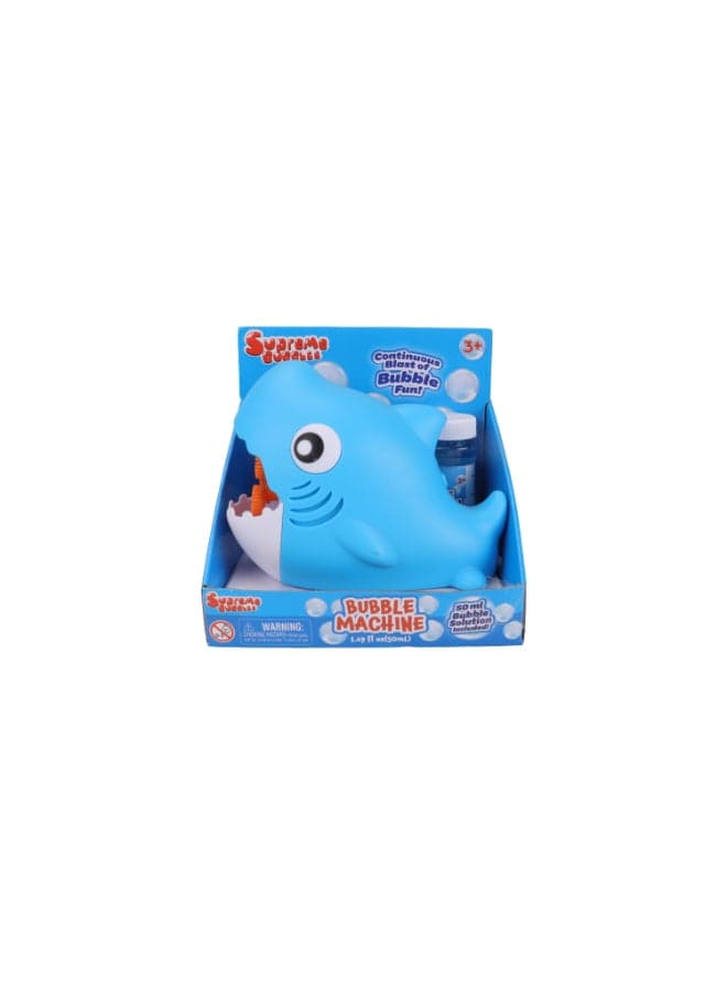 Bubbles, B/O SHARK BUBBLE MACHINE, WITH 56ML BUBBLE SOLUTION, 2*AA BATTERIES NOT INCLUDED