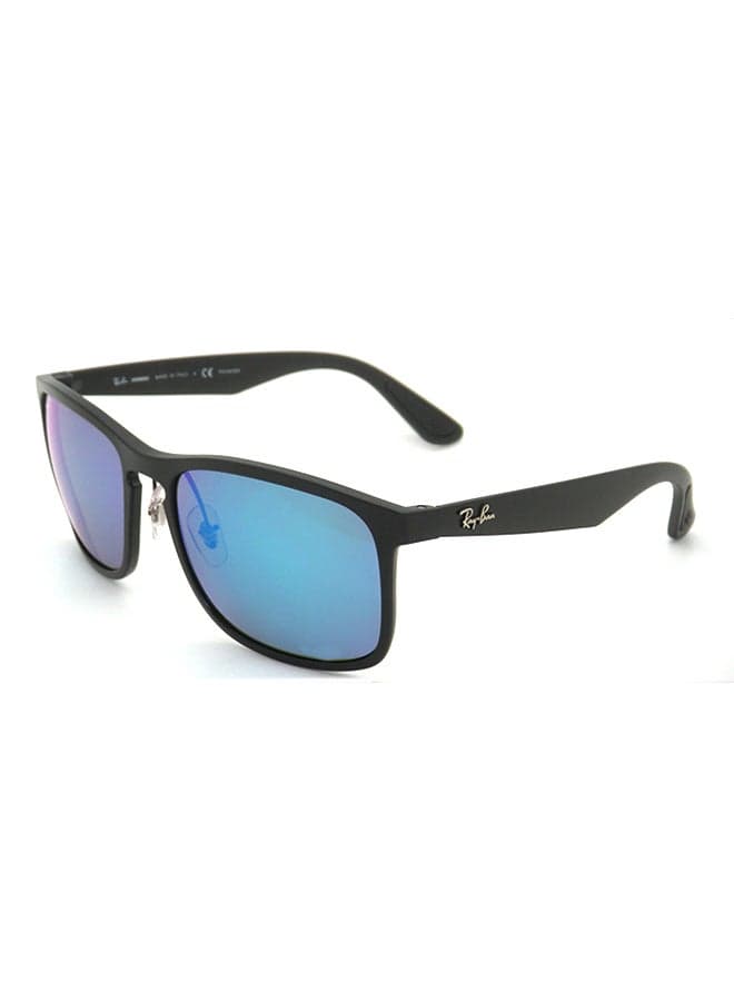 Unisex Full Rim Rectangular Sunglasses - RB4264-601S-58 - Lens Size: 58 mm - Black