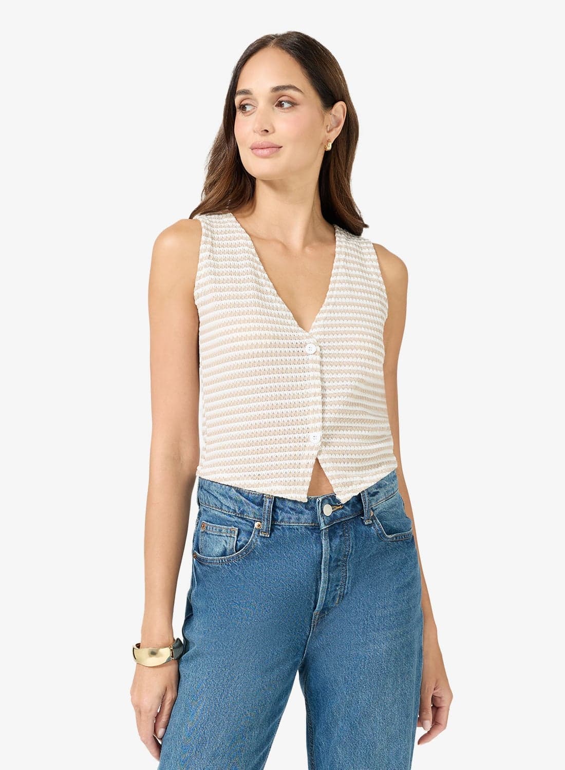 Ribbed Sweater Vest