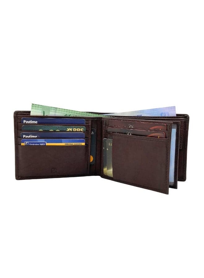 Laveri Men RFID Leather Wallet – Slim Bifold Credit Card Holder