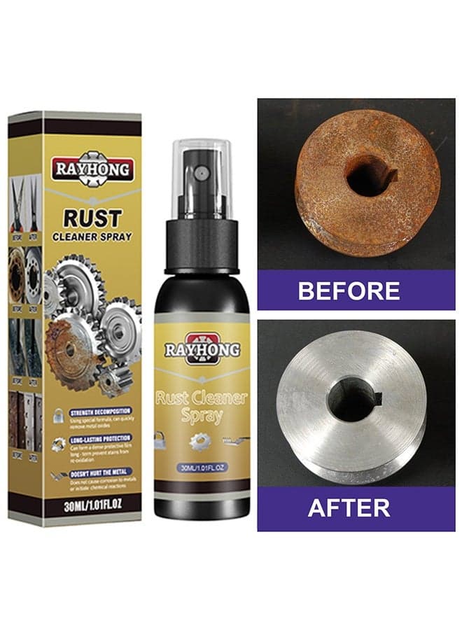 Rust Cleaner Spray,Stainout Boat Rust Remover, Stain out Boat Rust Remover, Multipurpose Rust Remover Spray for Metal, Rust Remover Inhibitor Derusting Spray Car Maintenance Cleaning Tool