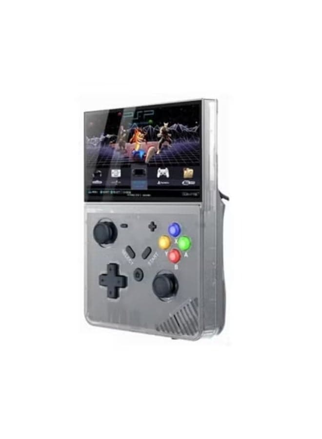 M18 Retro Handheld Game Console – 4.3" HD Screen, Built-in Classic Games, Portable Gaming Player, Long Battery Life, Supports Music & Video Playback – Black Transparent