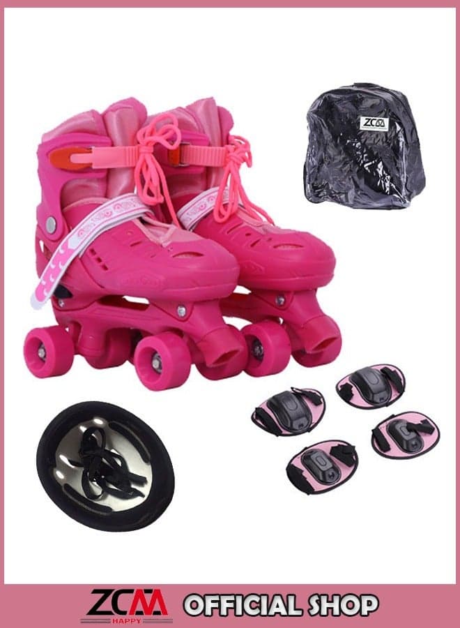Kids Unisex Four Wheel Roller Skating Shoes