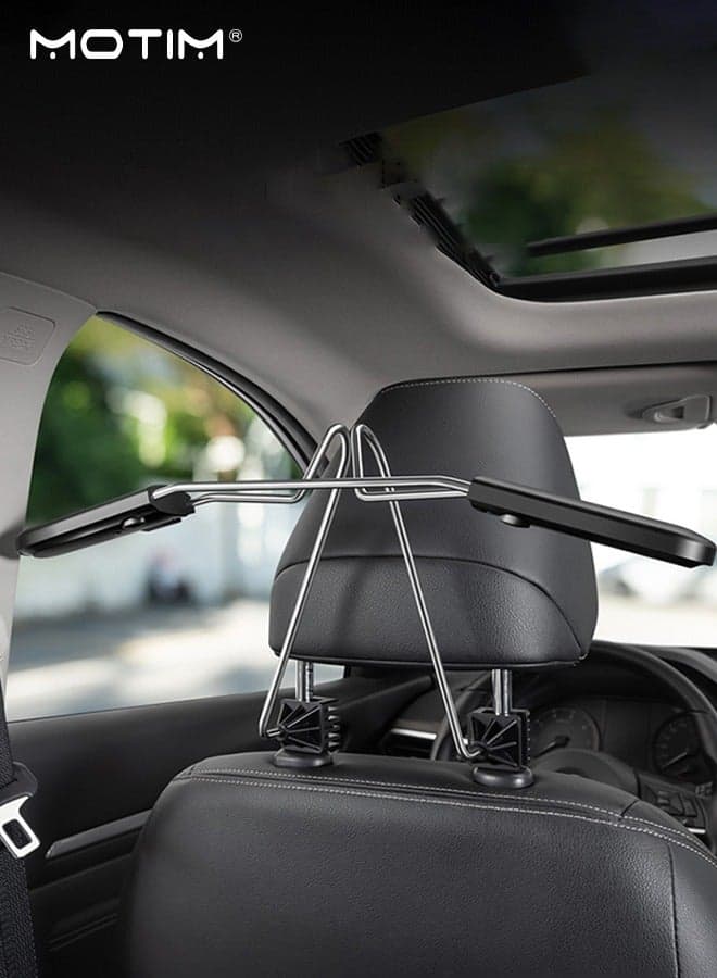 Car Coat Hanger, Headrest Back Seat Coat Hanger, Multifunctional Extendable Car Hanger For Coat Suit Jacket