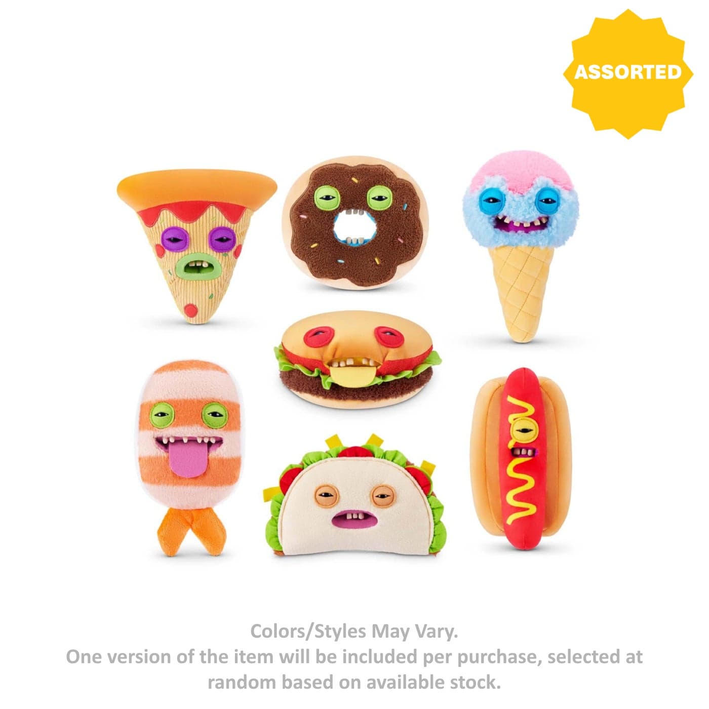 Fuggler Funny Ugly Monster Fuggalicious Series 1 Plush Toy (22 cm, Assorted)