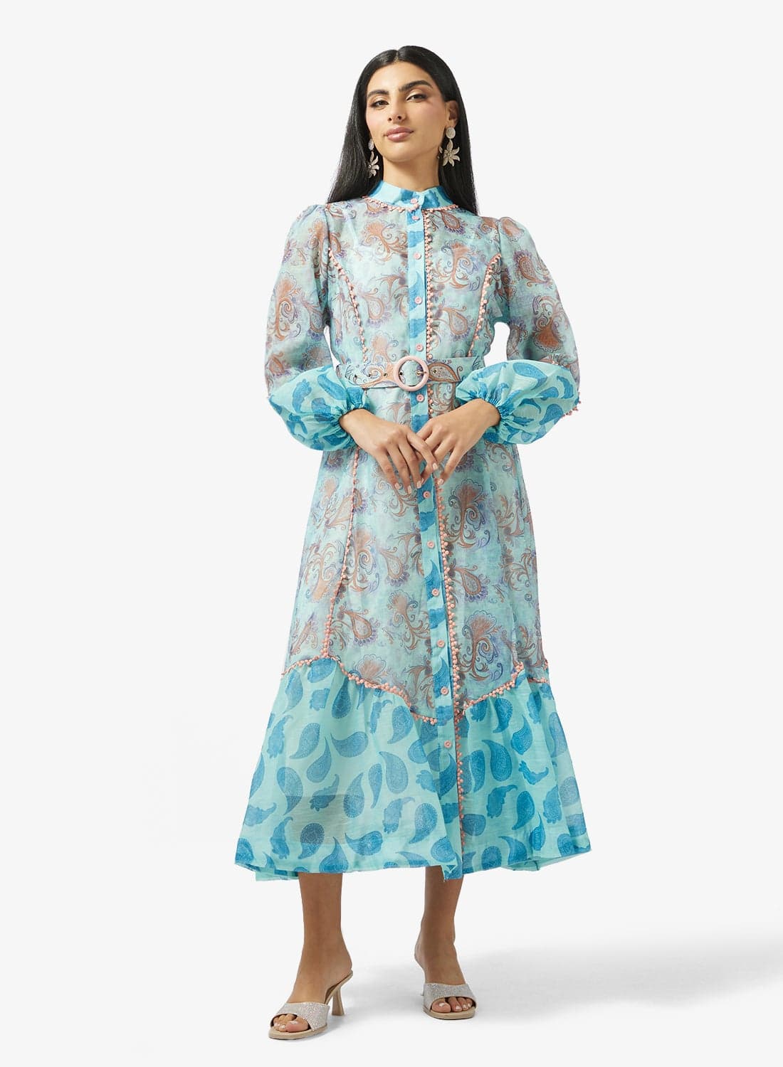 Paisley Print Dress