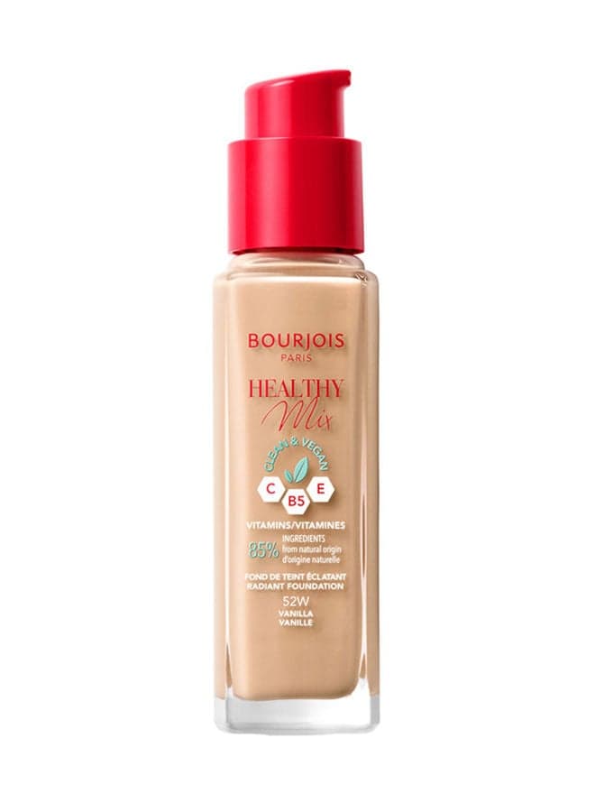 Healthy Mix Clean Foundation - 52W - Vanilla, 30ml