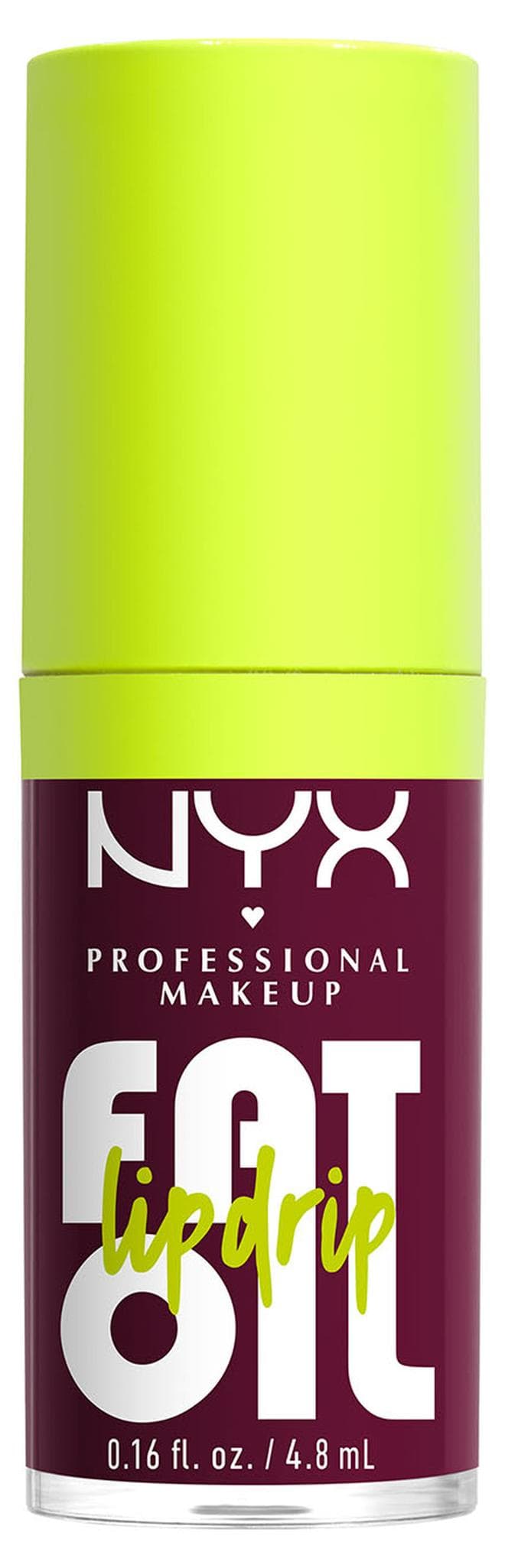 Fat Oil Lip Drip, Moisturizing, Shiny, Vegan Tinted Lip Gloss, Non-Sticky Finish, 12H Hydration, Squalane, Raspberry and Cloudberry Oils - (Deep Berry) -